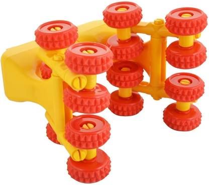 Acupressure Roller Massager With 16 Effective Wheels Sloution of Full Body Pain Massager  (YELLOW & RED)